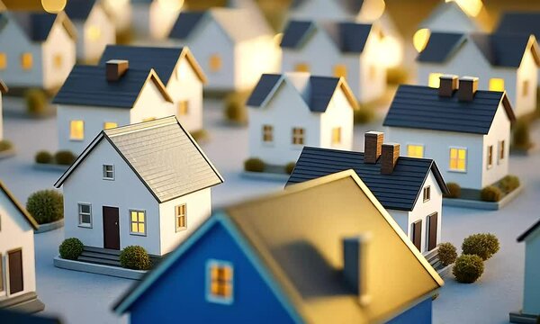 Neighborhood Harmony: Captivating Visuals of Residential Houses and Community Living