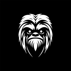 Yeti Head Logo For Stickers