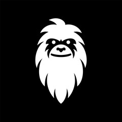 Iconic Yeti Face Head Logo