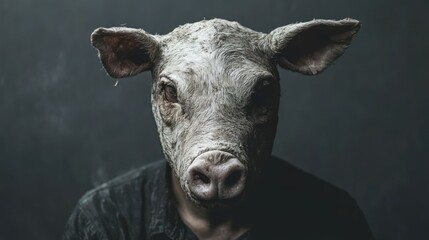 Pig Mask Enigma: A Dark Portrait of Human Identity