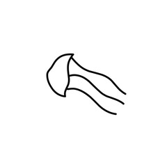 jellyfish doodle icon