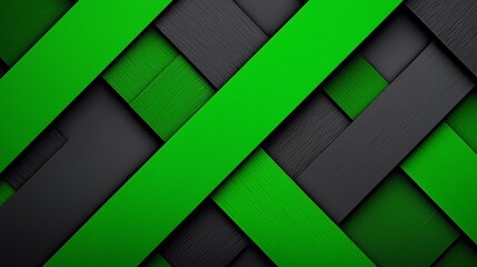 Green and black striped background with a black and green square in the middle. The background is made up of many small squares of green and black