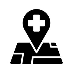hospital map icon