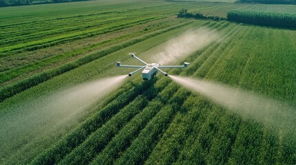 Agricultural Drone Spraying Crops: Precision Farming Technology