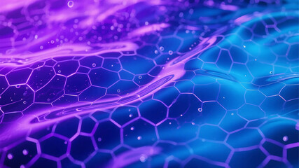 abstract blue background with bubbles