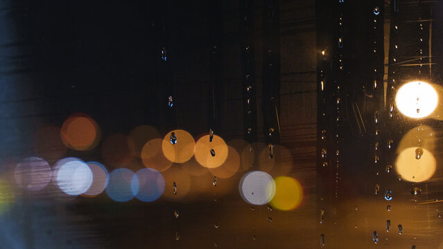 light spots in the window - Powered by Adobe