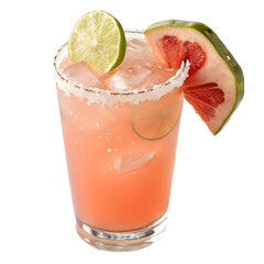 cocktail with lemon and lime