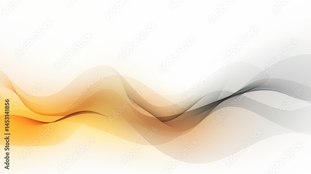 Aufkleber wave of color and texture that is orange and gray. the wave is long and has a lot of detail