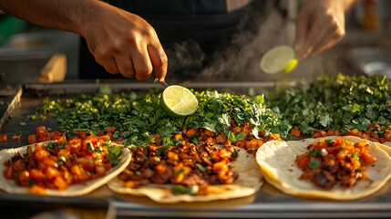 Preparing Tacos