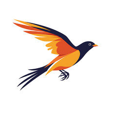 Fototapeta premium vector illustration of a bird