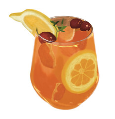 Orangeade Fruit Juice Vector Design