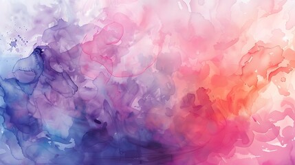 Fototapeta premium Abstract Watercolor: A dreamy abstract background created with watercolor textures and splashes. 
