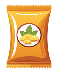 vector illustration of a bean