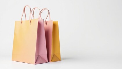 Stylish canvas shopping bag, white background Perfect for mockup , shopping bag, white