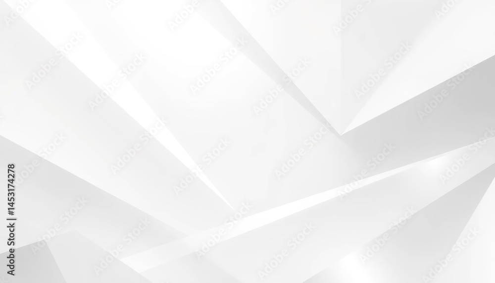 Aufkleber geometric white background with subtle gradations creating a modern look