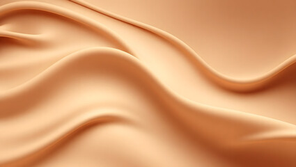 Fototapeta premium Smooth Claytone Wave Pattern Background Abstract Peach Texture