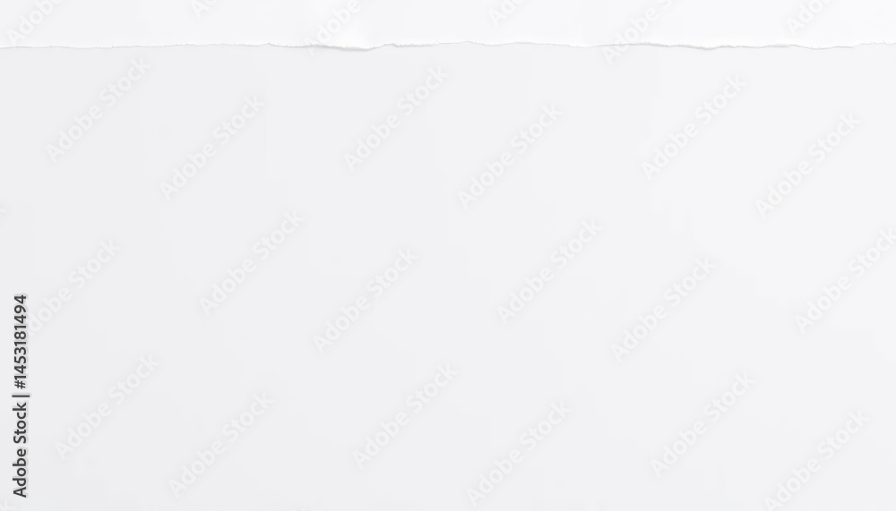 Aufkleber clean background with torn edge creating a modern minimalist design element