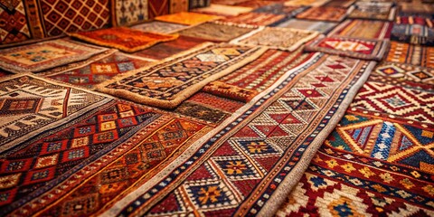 Minimalist Berber Carpet Designs: Earthy Tones & Tilt-Shift Photography