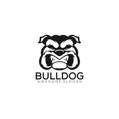 illustration bulldog emblem logo