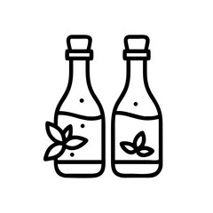 vinegar and oil