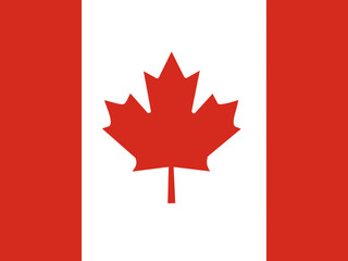 SVG icon of the Canada flag, ideal for representing Canadian identity, pride, and culture in digital, print, or web design.

