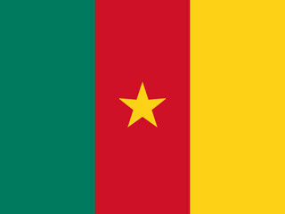 SVG icon of the Cameroon flag, ideal for representing Cameroonian pride, national identity, and culture in digital and print design.

