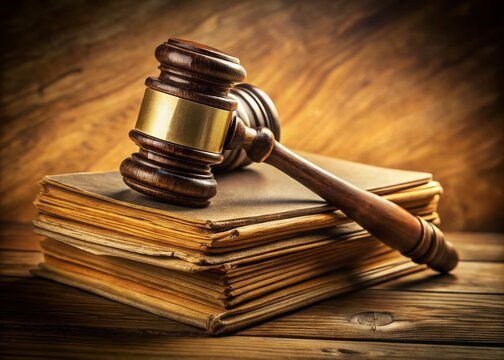 Vintage Photo: Gavel & Shipping Documents, Antitrust Lawsuit