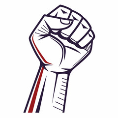 hand holding a red ribbon