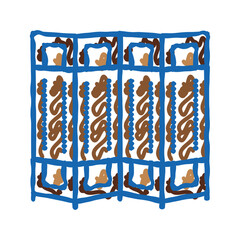 room divider icon doodle illustration