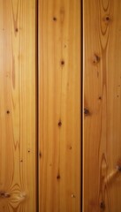 Obraz premium Clean, lightly stained brown wood wall background, simple, surface