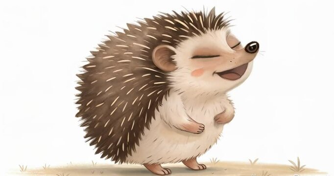  animated cute talking hedgehog