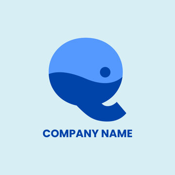 Q water pool blue logo