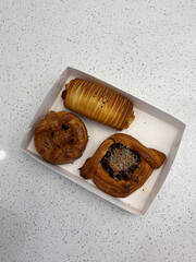 A box of delicious pastry.