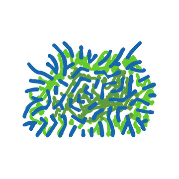 java moss icon doodle illustration