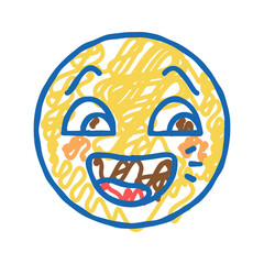 message emoji icon doodle illustration