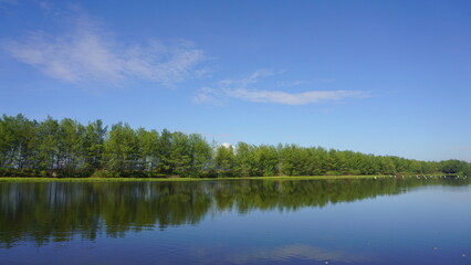 Just a pond near Trisik beach, but the scenery was so beautiful and relaxing. The sky was clean blue and that water was like a huge mirror.
