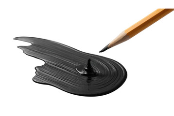A wooden pencil and strokes form stories