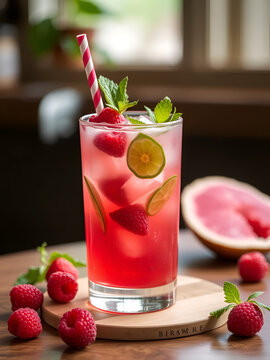 raspberry chia refresher