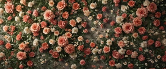 Elegant vintage artificial flower wall backdrop  Perfect for events & photoshoots ,  artificial floral arrangement,  artificial flowers