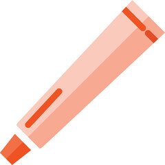 Toothpaste icon in flat style