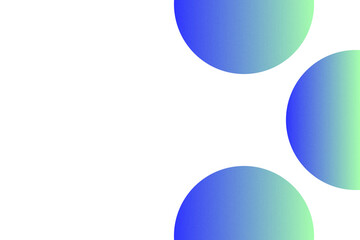 Wavy Curvy Circular and Circle Shapes and Designs Green and Blue Colors Grainy Texture Modern Abstract Background Geometric Background