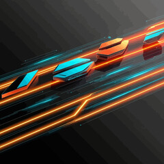 Digital Evolution: Futuristic Abstract Data Flow