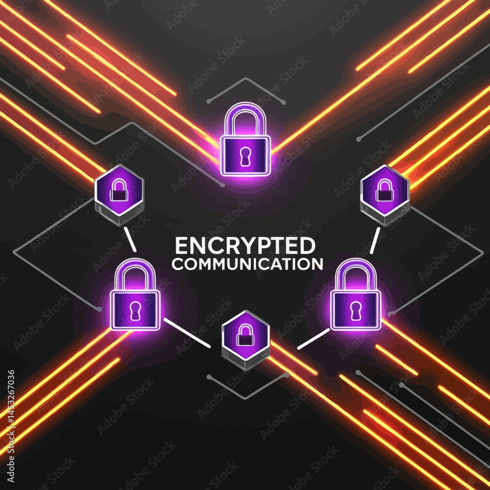 Poster illuminating the path to secure digital privacy