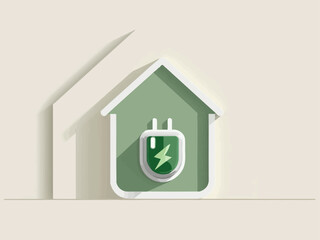 Renewable Energy and Sustainable Living Concept.