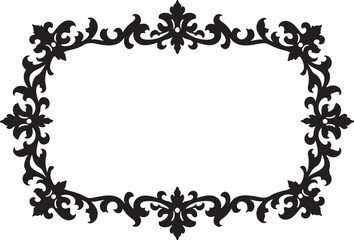 Laser floral Antique Frame Collection