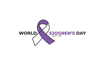 World Sjogren’s Day. background, banner, card, poster, template. Vector illustration.