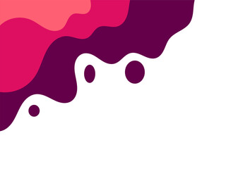 melting liquid purple dripping on white background. splashing blob liquid purple. melted grape ice cream. flat layered modern style.