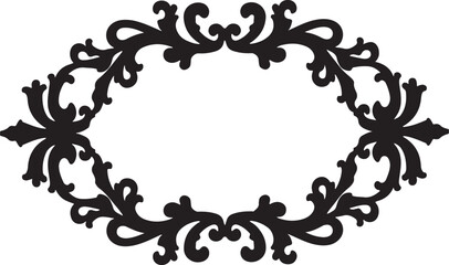 Elegant Baroque Flourish Frame Set