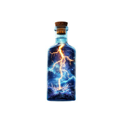 Captured Lightning Cosmic Energy in a Glass Bottle