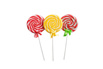 Candy lollipop colors brighten smiles